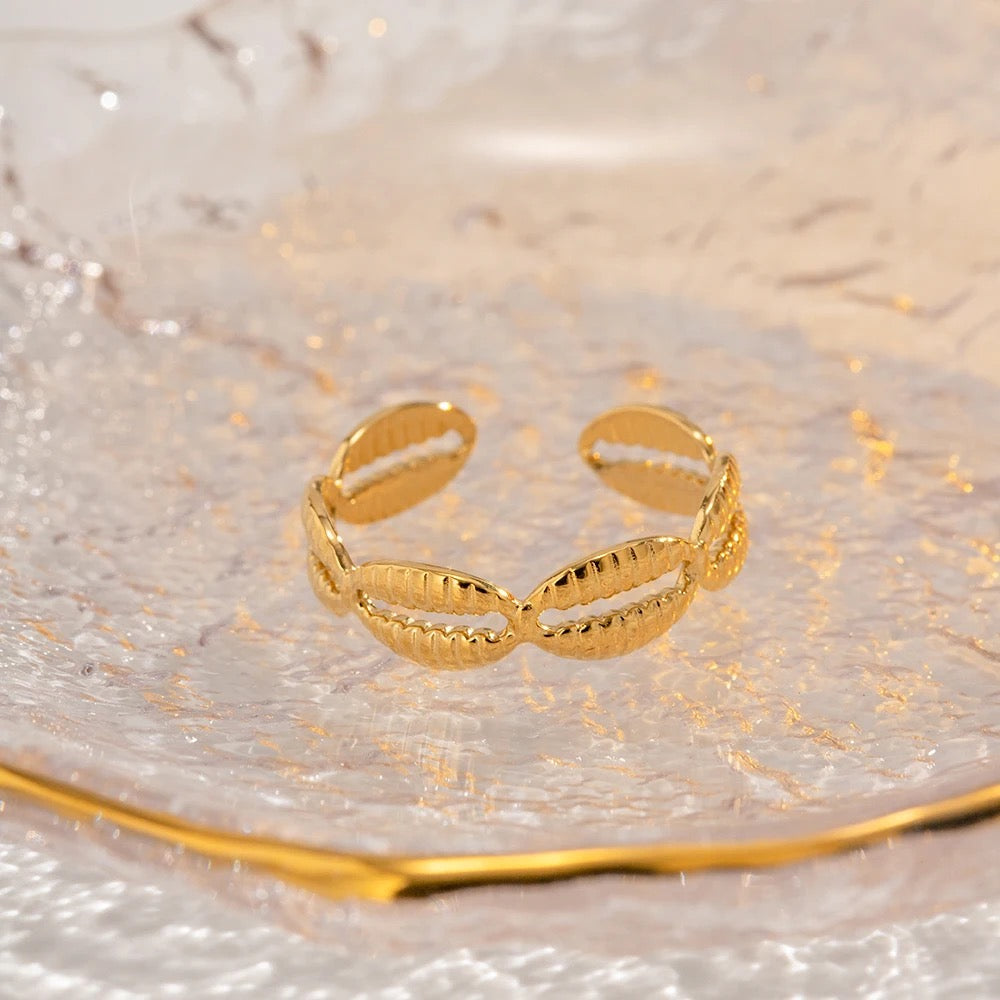 Cowrie Shell Ring