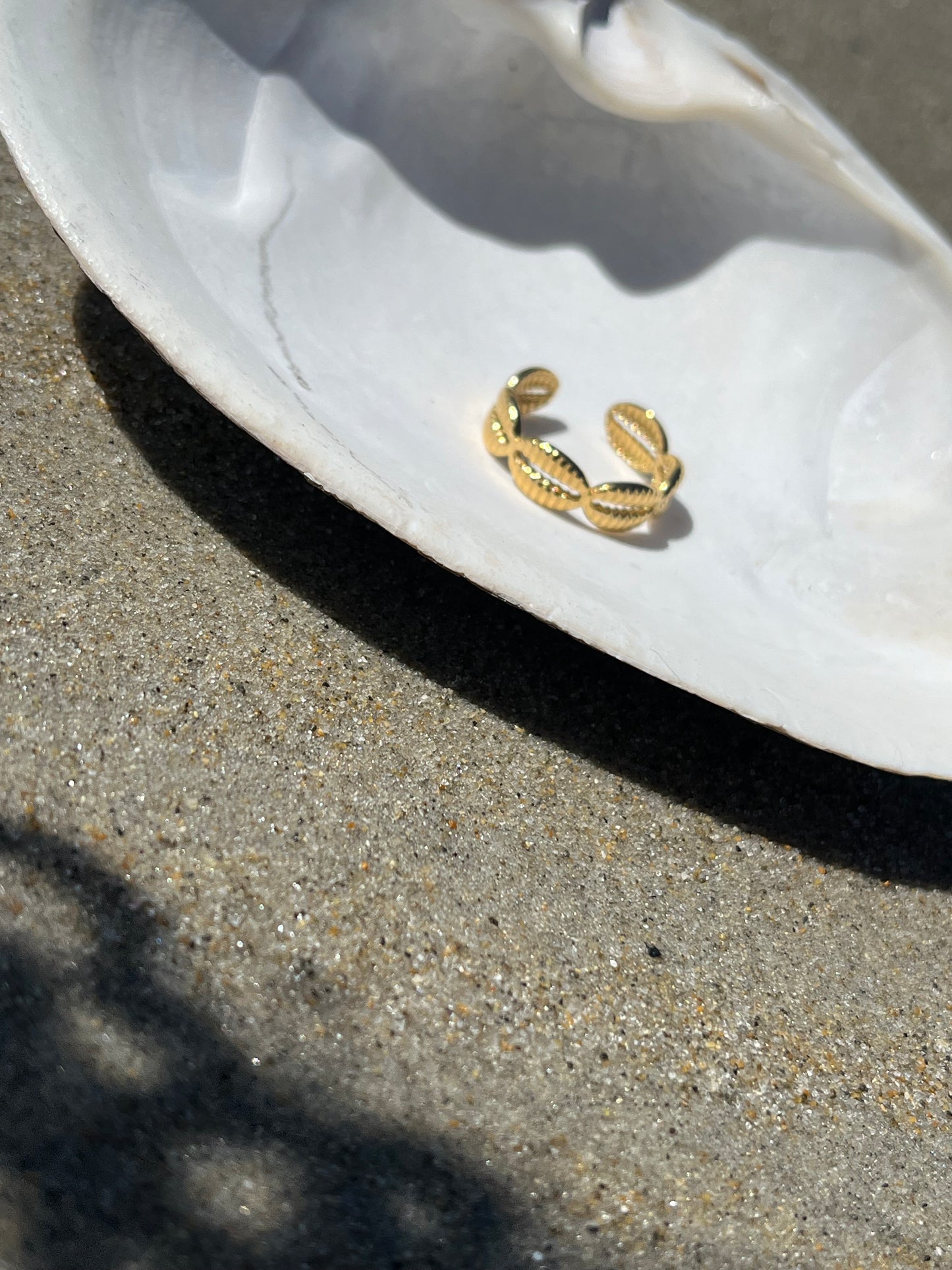 Cowrie Shell Ring